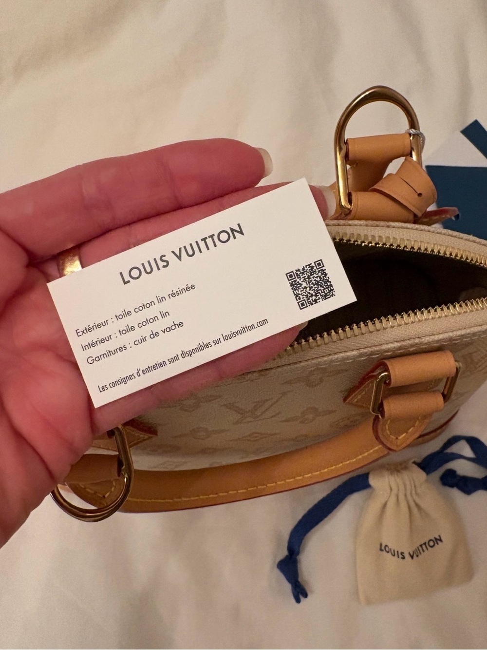 Louis Vuitton Alma BB Monogram Origine Lin 130th Anniversary limited edition NIB - Picture 15 of 16